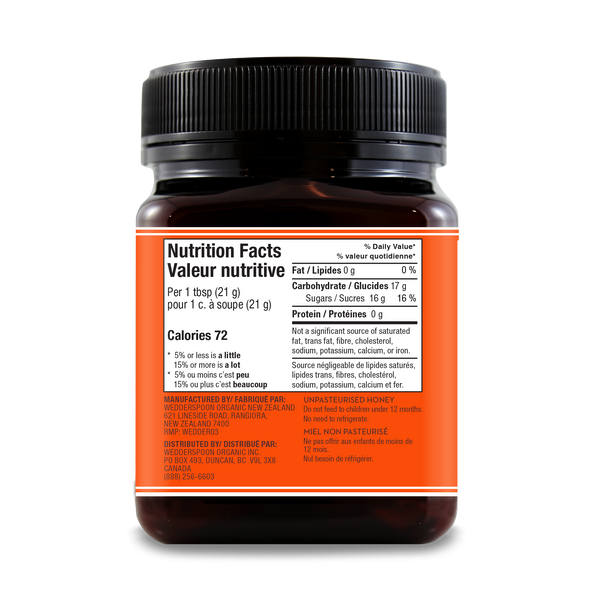 Miel de Manuka monofloral cru KFactor 16 1kg
