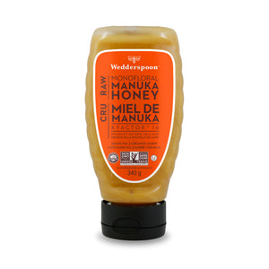 Miel de Manuka monofloral cru KFactor 16 Flacon pressable de 340 g