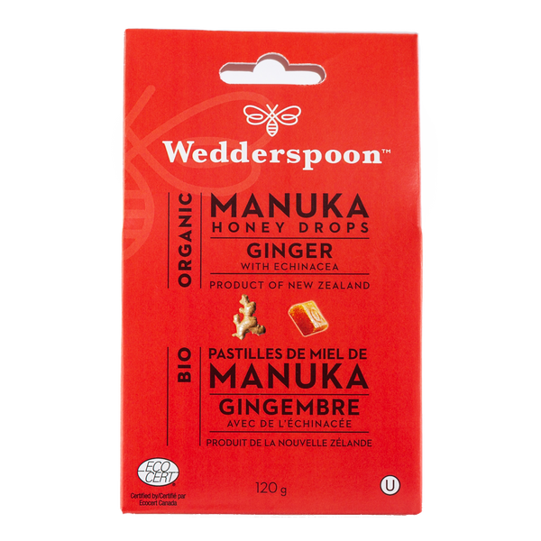 Pastilles au miel de Manuka biologique – Gingembre