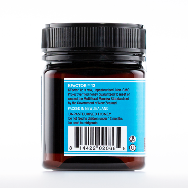 Miel de Manuka multifloral cru KFactor 12 250 g/8,8 oz