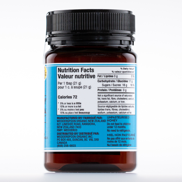 Miel de Manuka multifloral cru KFactor 12 500 g/17,6 oz