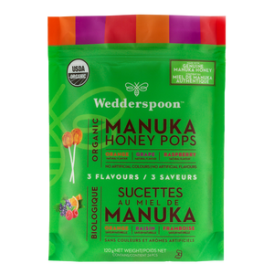 Sucettes au miel de Manuka biologique – Multi-saveurs